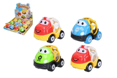 Wiky Autíčko s chrastítkem - 9,5 cm