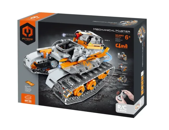 iM.Master Stavebnice Mechanical Master - RC programovatelný tank 4v1 - 554 dílků