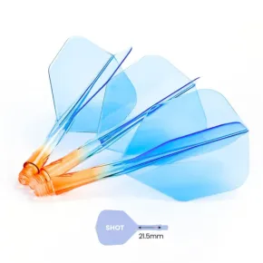 Caliburn Letky SUP - No6 - Two Tone - Orange & Blue - short