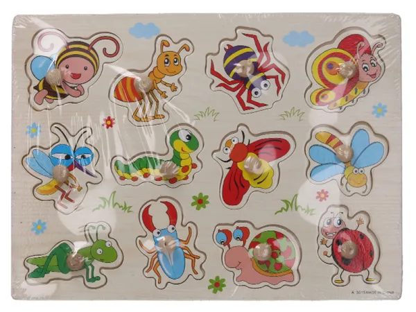 Mikro trading Vkládačka dřevěná - HMYZ