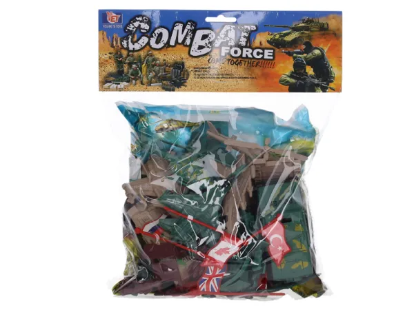 Mikro trading Sada vojáci s doplňky - 55 ks v sáčku