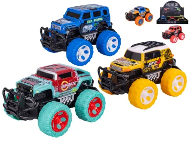 Mikro trading Auto terénní - 14 cm - na setrvačník