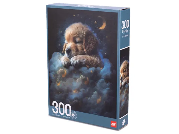 Mikro trading Puzzle - Spící štěňátko - 300 dílků