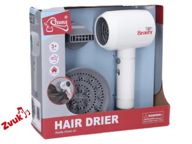 Mikro trading Fén na vlasy s nástavci - 18 cm - se zvukem