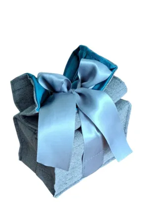 LKV Lomnice Dárkový textilní pytlík malý - tyrkysová