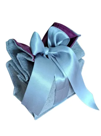 LKV Lomnice Dárkový textilní pytlík malý - fialová