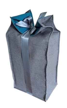 LKV Lomnice Dárkový textilní pytlík velký - tyrkysová