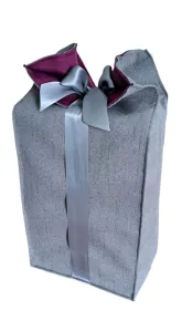 LKV Lomnice Dárkový textilní pytlík velký - fialová