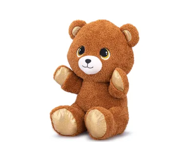 Mikro trading Medvídek plyšový - 24 cm - sedící