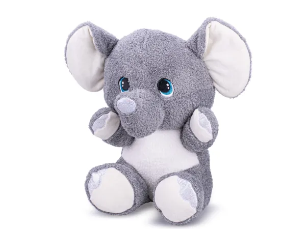 Mikro trading Slon plyšový - 24 cm - sedící