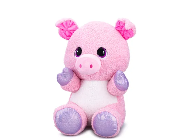 Mikro trading Prasátko plyšové - 24 cm - sedící