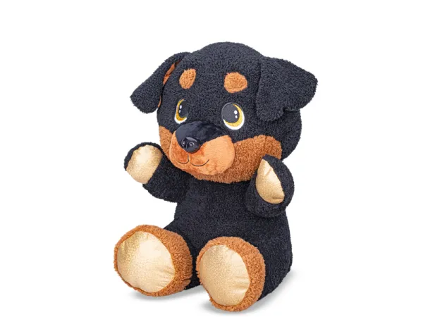 Mikro trading Rotvajler plyšový - 24 cm - sedící