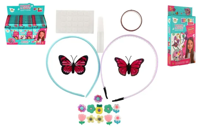 Teddies Kreativní sada - Vytvoř si čelenku - mix druhů