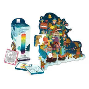 Vilac Adventní kalendář - Magnetické puzzle