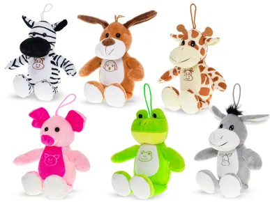 Mikro trading Zvířátko plyšové - 15 cm - sedící - 6 druhů