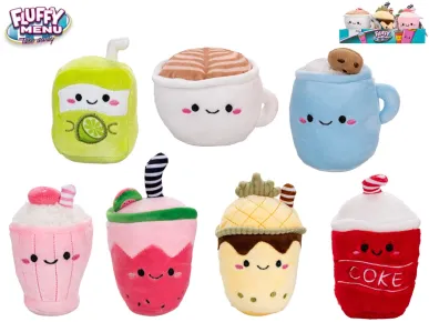 Mikro trading Fluffy Menu - Nápoj plyšový - 7 druhů