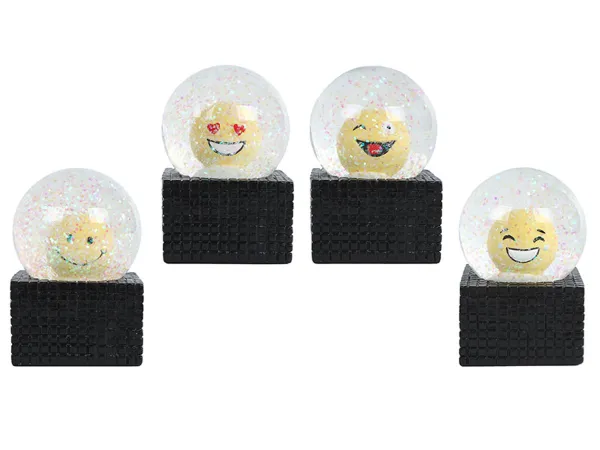 Mikro trading Sněžítko SMAJLÍK - 5 x 5 x 6,5 cm - 4 druhy
