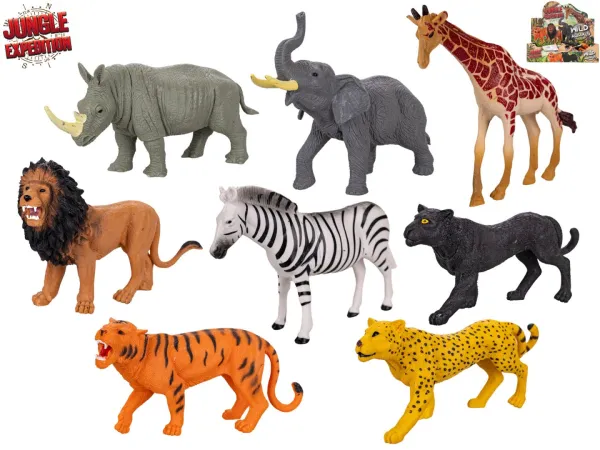 Mikro trading Jungle Expedition - Zvířátka safari - 8 druhů