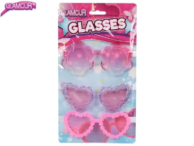 Mikro trading Glamour - Brýle - 3 ks na kartě