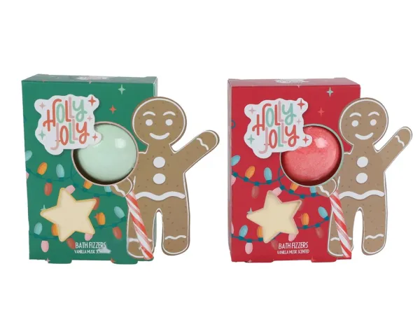 Mikro trading Vánoční dárková sada - Vodní bomby do koupele koule + hvězda- 2 barvy