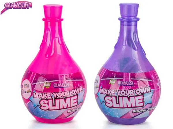 Mikro trading Glamour - Sada na výrobu vlastního slizu - 2 barvy v láhvi