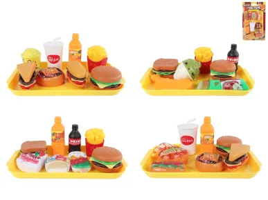 Mikro trading Fast food set 8 - 9 ks - 4 druhy