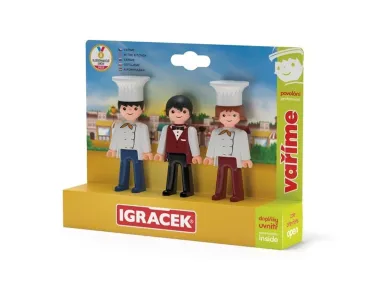 Efko IGRÁČEK TRIO - Vaříme - Kuchař, kuchařka a číšník