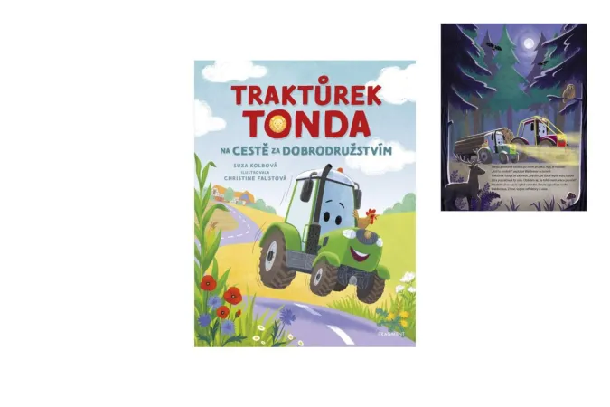 Albatros Knížka - Traktůrek Tonda na cestě za dobrodružstvím - CZ text