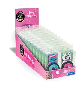 Clementoni Crazy CHIC - Lovelly Collection:  Vlasové křídy - mix barev