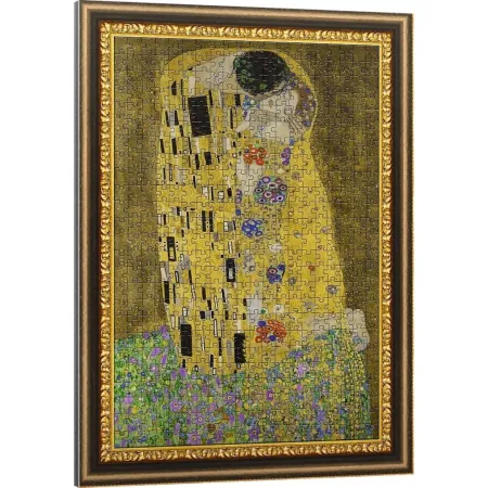 Trefl Puzzle - ArtFrame PuzzloRama - Gustav Klimt: Polibek - 500 dílků