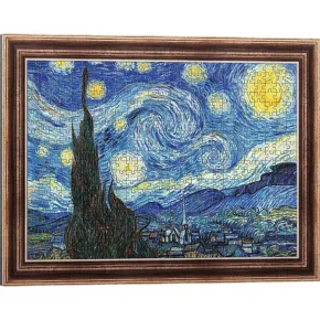 Trefl Puzzle - ArtFrame PuzzloRama - Vincent van Gogh: Hvězdná noc - 500 dílků