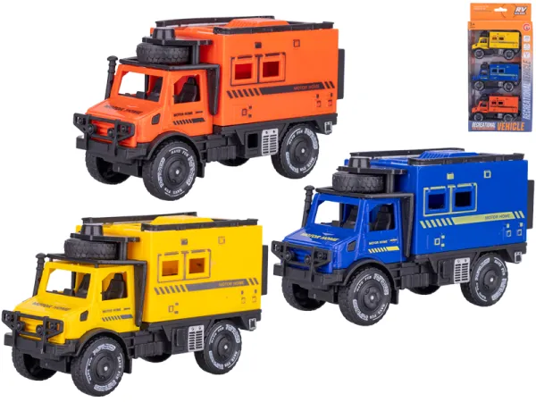 Mikro trading Auto off-road na setrvačník - 3 ks v krabičce