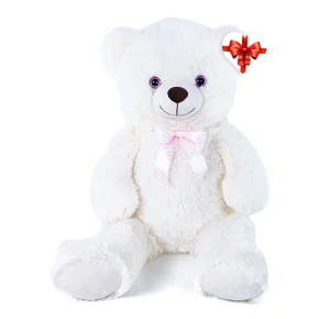 Rappa Plyšový medvěd Lily - 78 cm - krémově bílá s visačkou