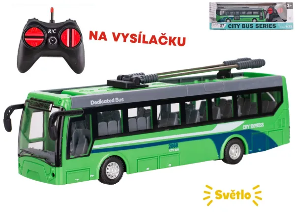 Mikro trading RC trolejbus - 21 cm - plná funkce, se světlem