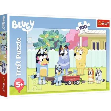 Trefl Puzzle - Bluey: Veselý svět Bluey - 100 dílků