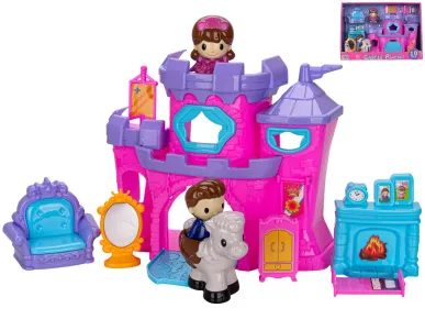 Mikro trading Princeznin hrad - 21 x 18 cm - s doplňky