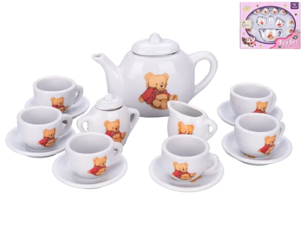 Mikro trading Čajový set porcelánový - 16 ks v krabičce