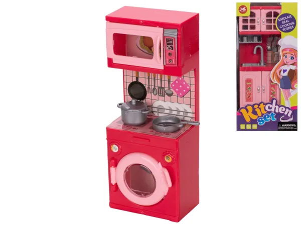 Mikro trading Kuchyňka pro panenky - 20 cm - 2 druhy
