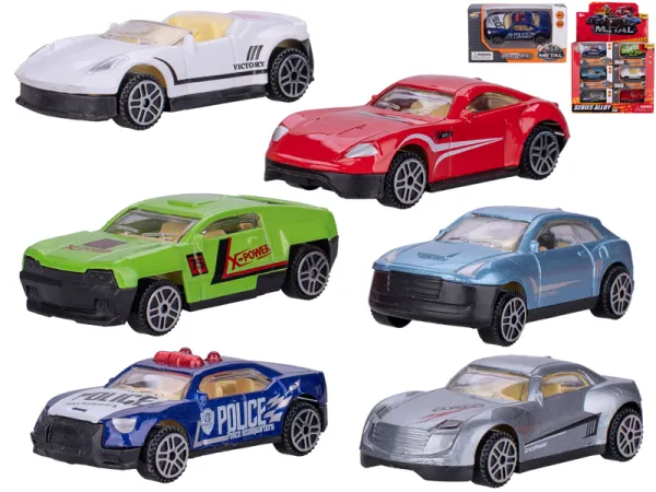 Mikro trading Auto sportovní - 7 cm - volný chod - 6 druhů