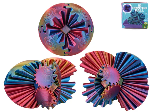 Mikro trading Hlavolam MÍČEK - 6 cm - 2 barvy