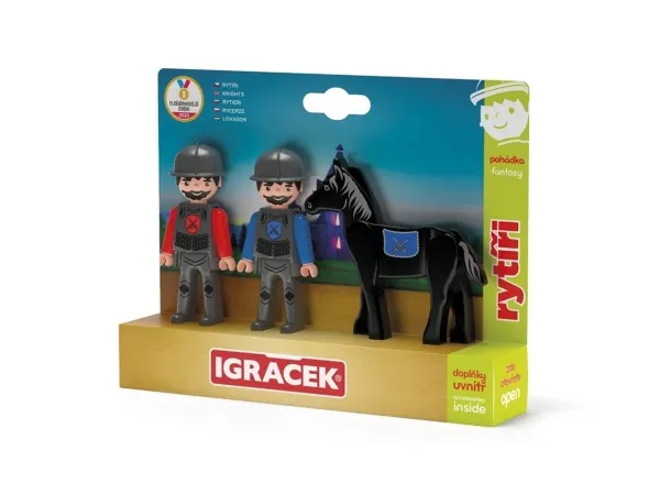 Efko IGRÁČEK TRIO - Dva rytíři a černý kůň