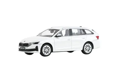 Abrex Škoda Octavia IV FL Combi (2024) - Bílá Candy