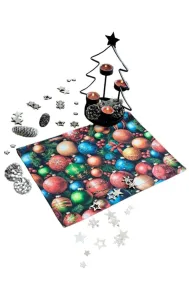 LKV Lomnice Textilní prostírání Vánoce - 1 ks - s motivem vánočních ozdob