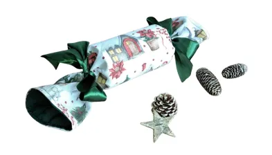 LKV Lomnice Vánoční textilní bonbón - domečky