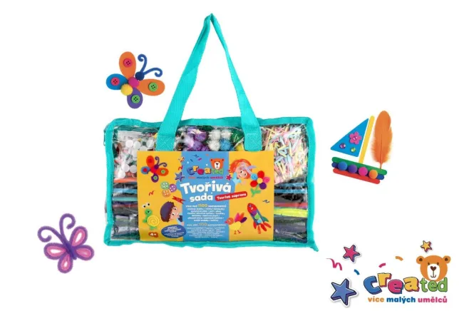 Created Tvořivá sada v plastové tašce - 31 x 20 cm