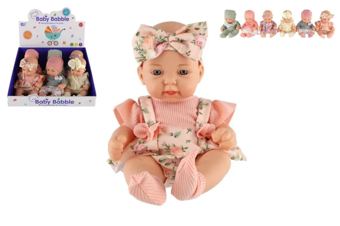 Teddies Panenka miminko - 26 cm - pevné tělo