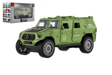 Teddies Auto vojenské - 13 cm - na setrvačník