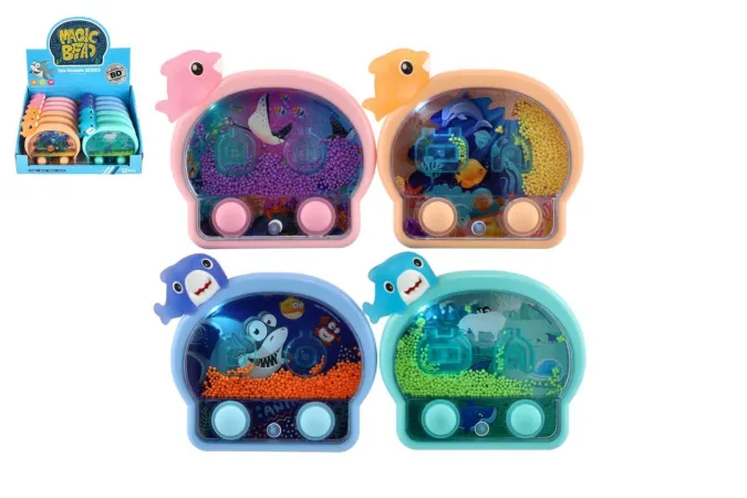 Teddies Vodní hra hlavolam - Svítící mořské zvířátko - 13 x 12 cm - na baterie