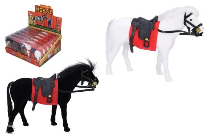 Wiky Kůň fliška se sedlem - 14 cm - 2 barvy