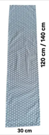 LKV Lomnice Textilní běhoun na stůl - Vánoce - hvězdičky - 30 x 140 cm